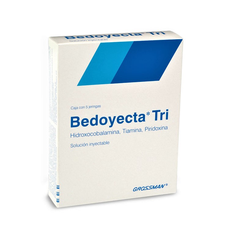 Everything you need to know about BEDOYECTA TRI (HYDROXOCOBALAMIN, VITAMIN B1, VITAMIN B6)