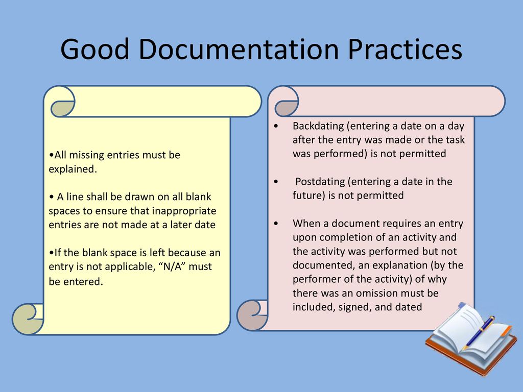 What are potential consequences of getting documentation practices wrong?